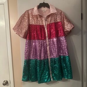 Peach Love California Pink Satin Top